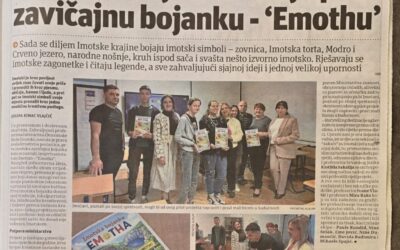 Predstavljena prva imotska zavičajna bojanka „Emotha”