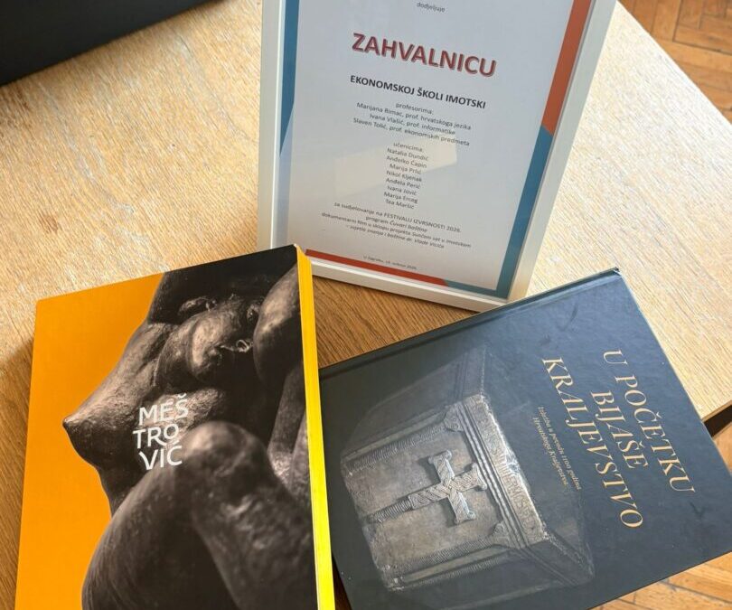 Zahvalnica našoj školi