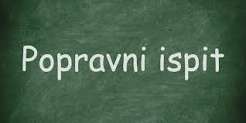 Obavijest za učenike upućene na popravni ispit!