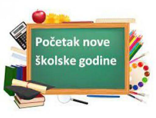 Obavijest o početku školske godine